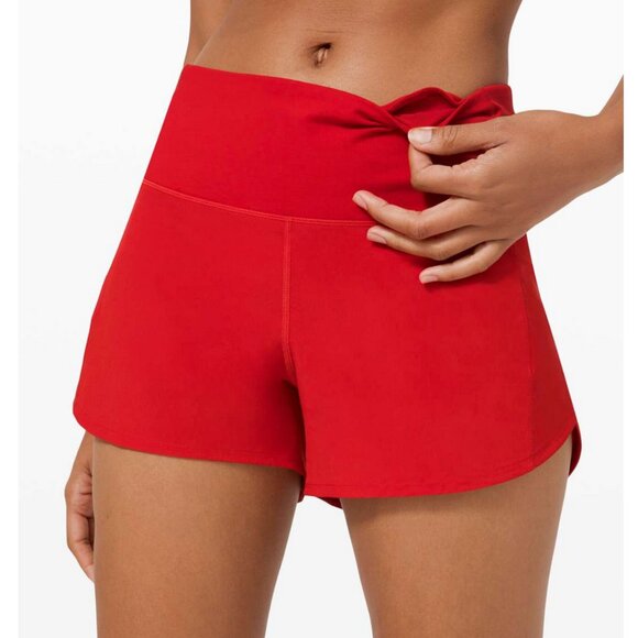 Lululemon Speed Up Short Dark Red 8 - Picture 4 of 10